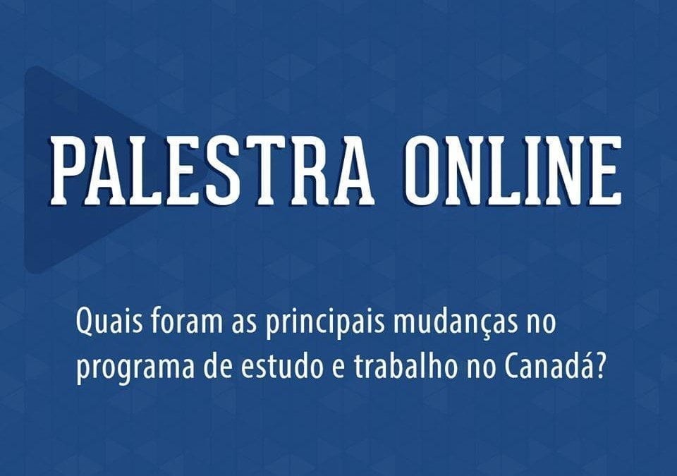 Palestra Online sobre as principais mudanças no Programa CO-OP – Estudo & Trabalho