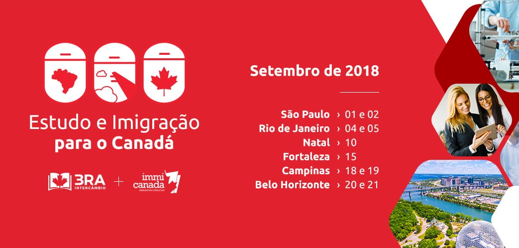 Agências realizam no Brasil evento completo sobre estudo e Imigração para o Canadá